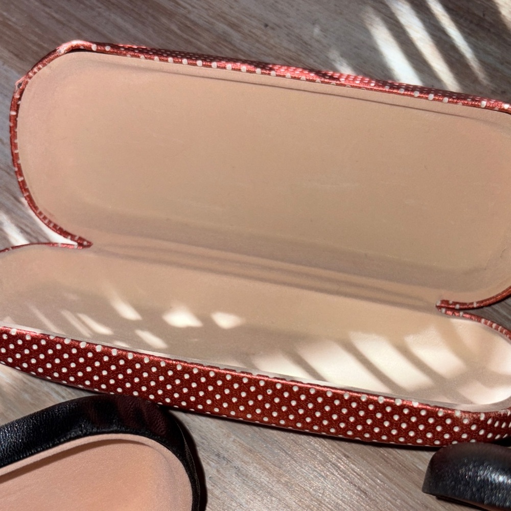 ❤️ 3 Elegant Eyeglass Cases in orange and Black - Picture 4 of 9
